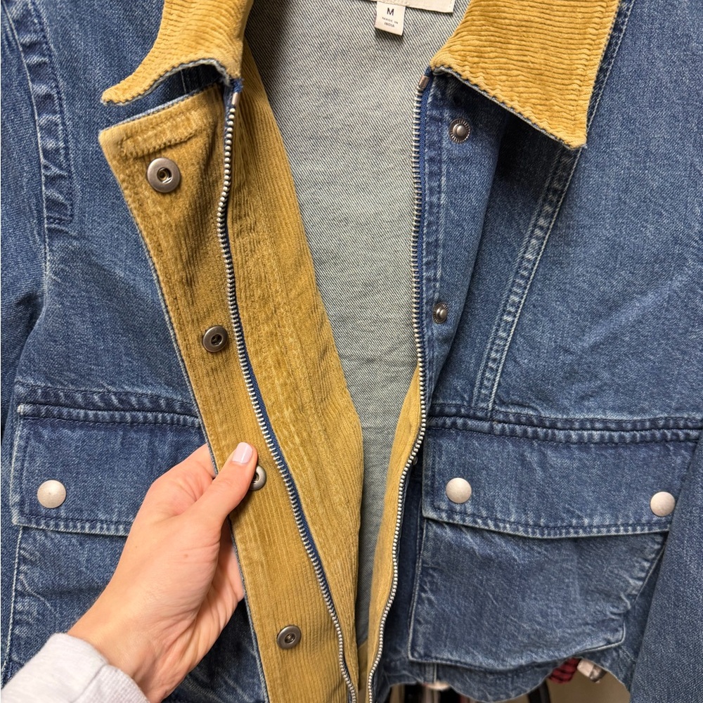 Banana Republic denim trapeze jacket - Picture 6 of 8